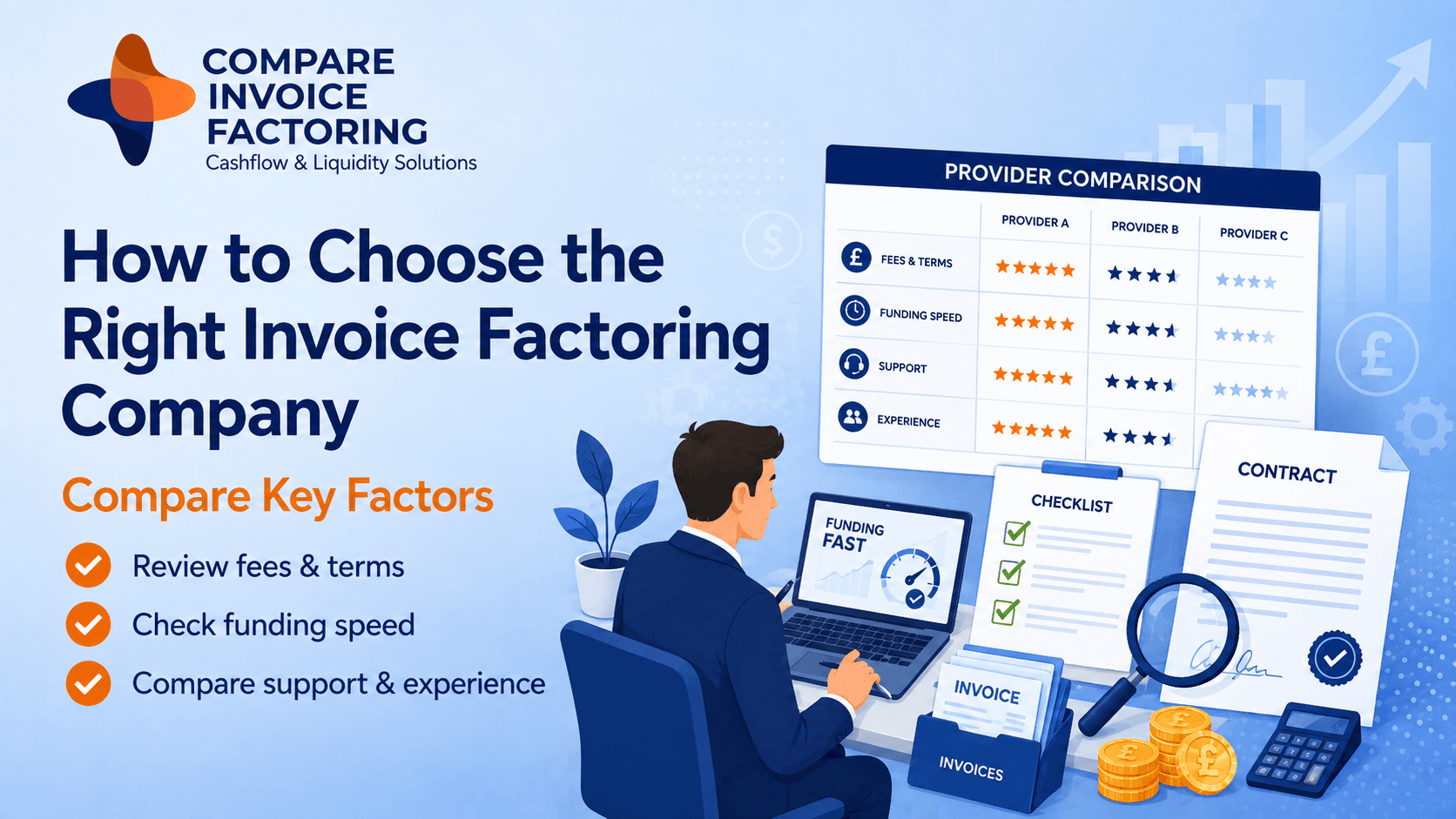 How to Choose the Right Invoice Factoring Company